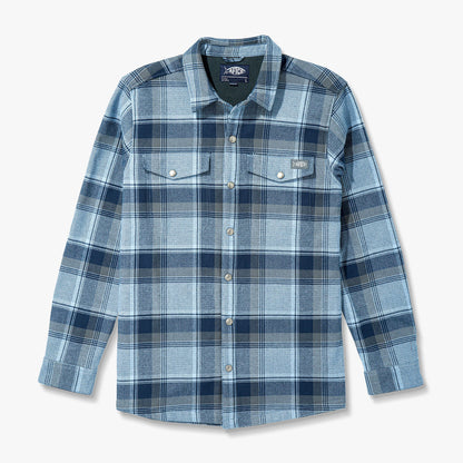 Mens AFTCO Stout Button Up Flannel Shacket