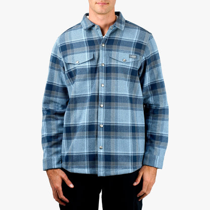 Mens AFTCO Stout Button Up Flannel Shacket