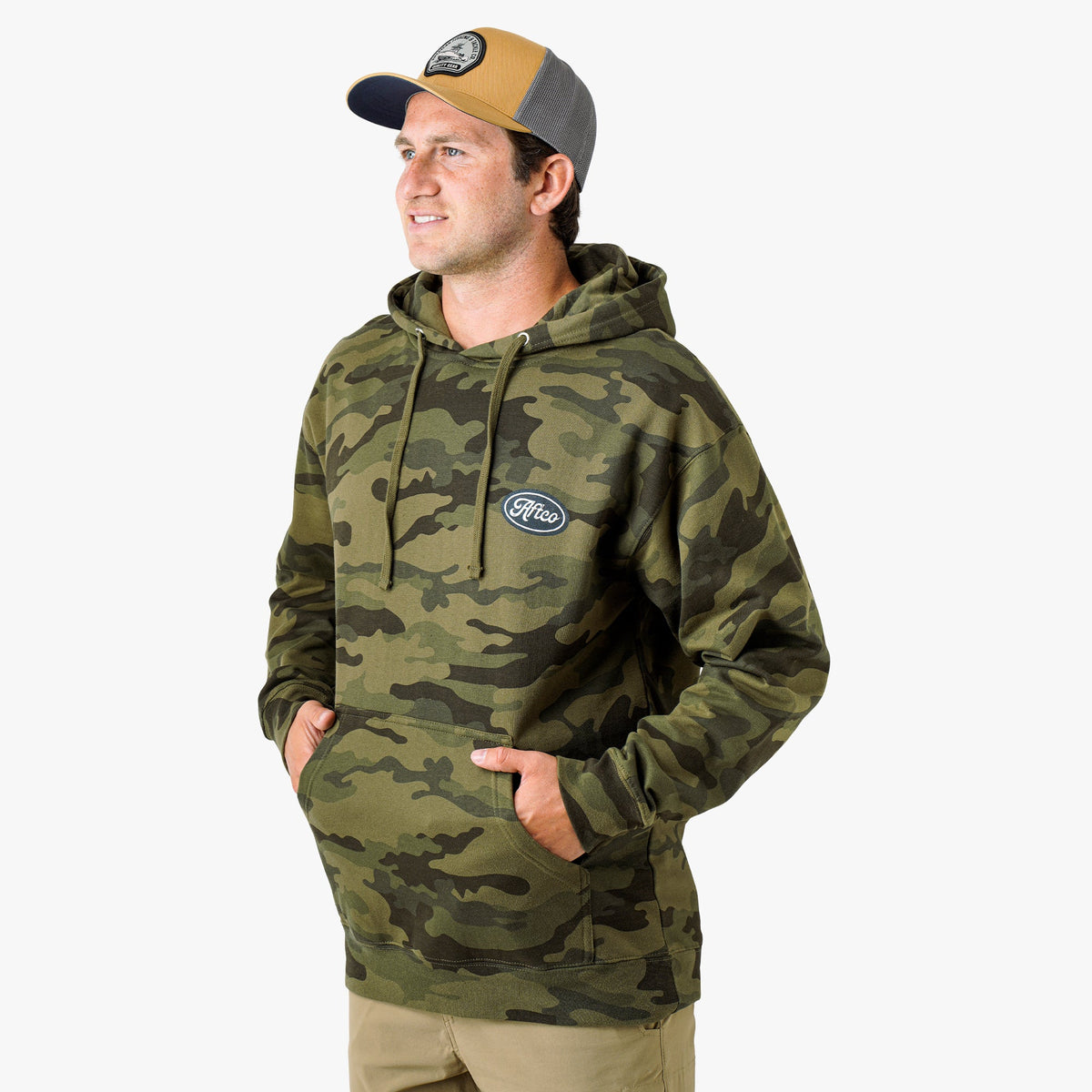 Mens AFTCO Powerboat Mens Pullover Hoodie