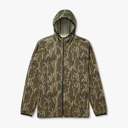 Mens AFTCO ArmourLoft Mossy Oak Full Zip Fishing Hoodie