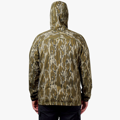 Mens AFTCO ArmourLoft Mossy Oak Full Zip Fishing Hoodie
