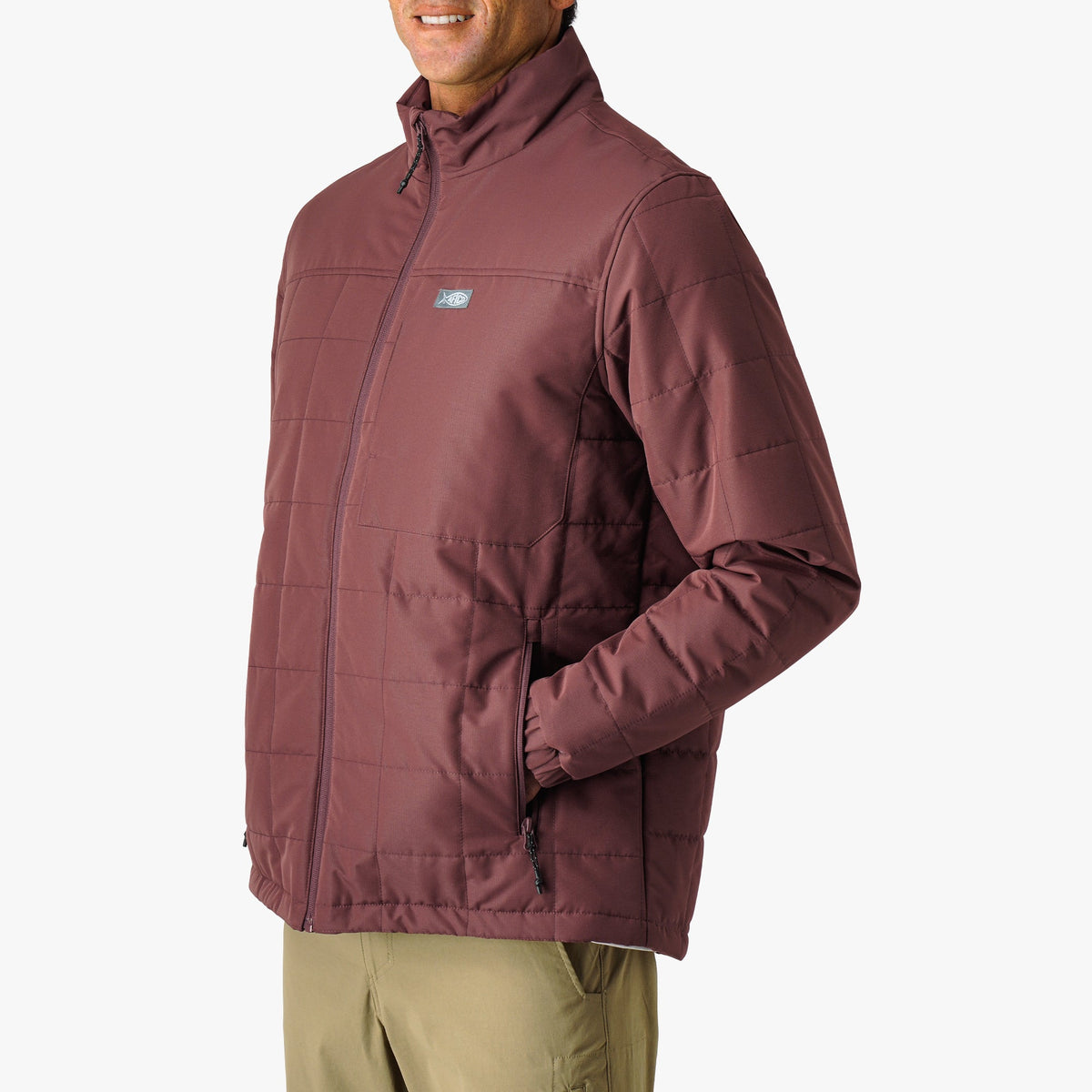 Mens AFTCO Crosswind Insulated Fishing Puffer Jacket