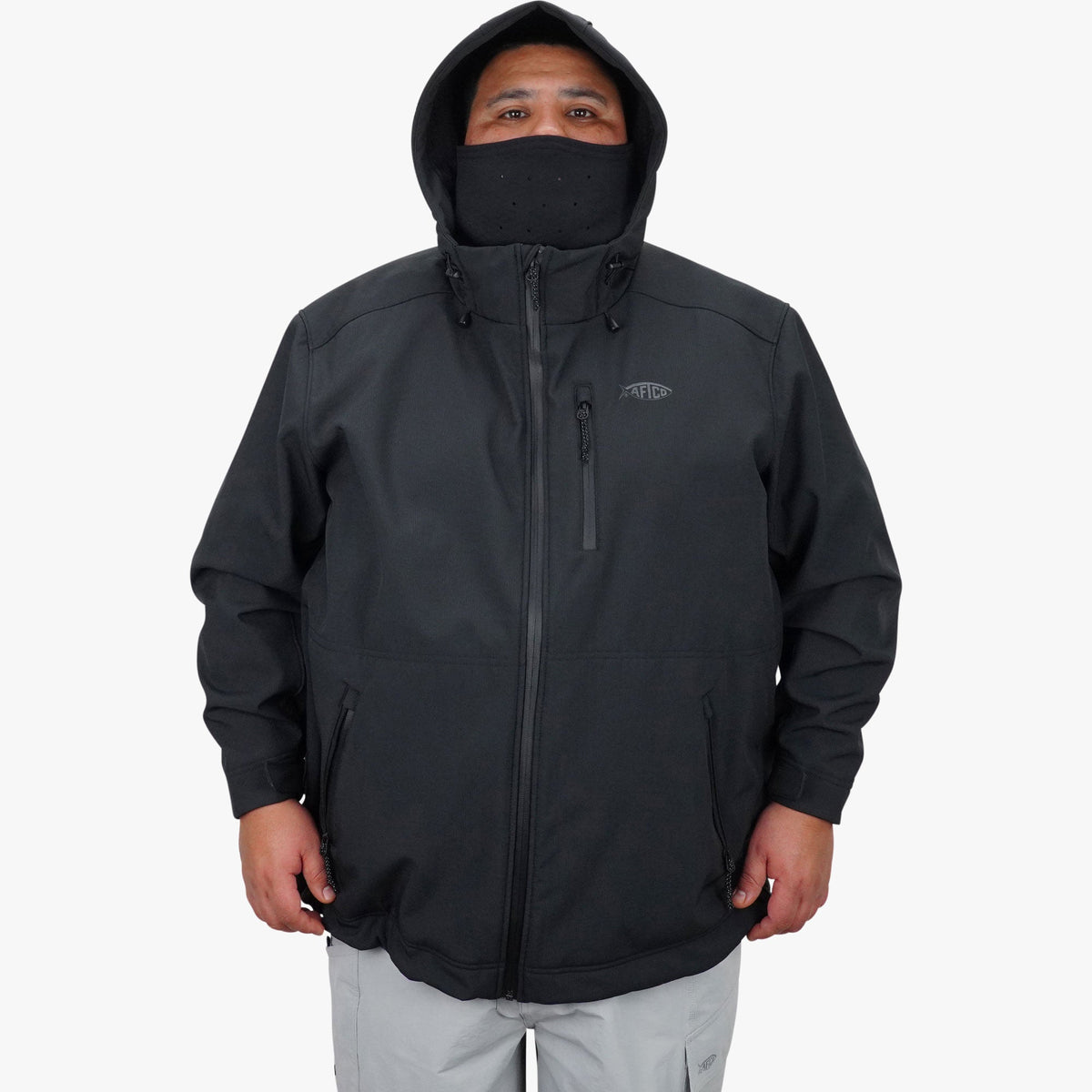 Mens AFTCO Big Guy Reaper Windproof Jacket