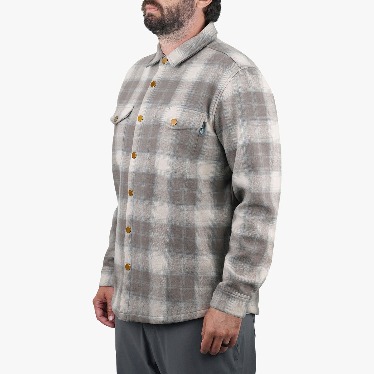 Mens AFTCO Stout Flannel Shacket