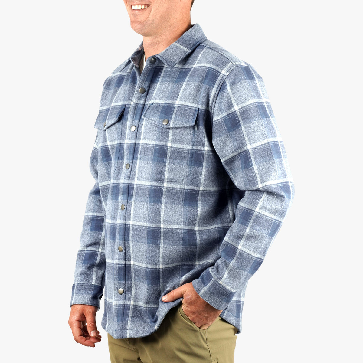 Mens AFTCO Stout Flannel Shacket