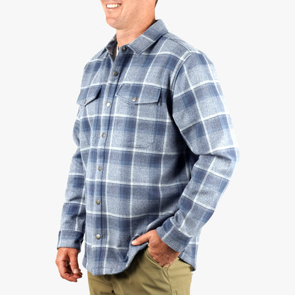 Mens AFTCO Stout Flannel Shacket