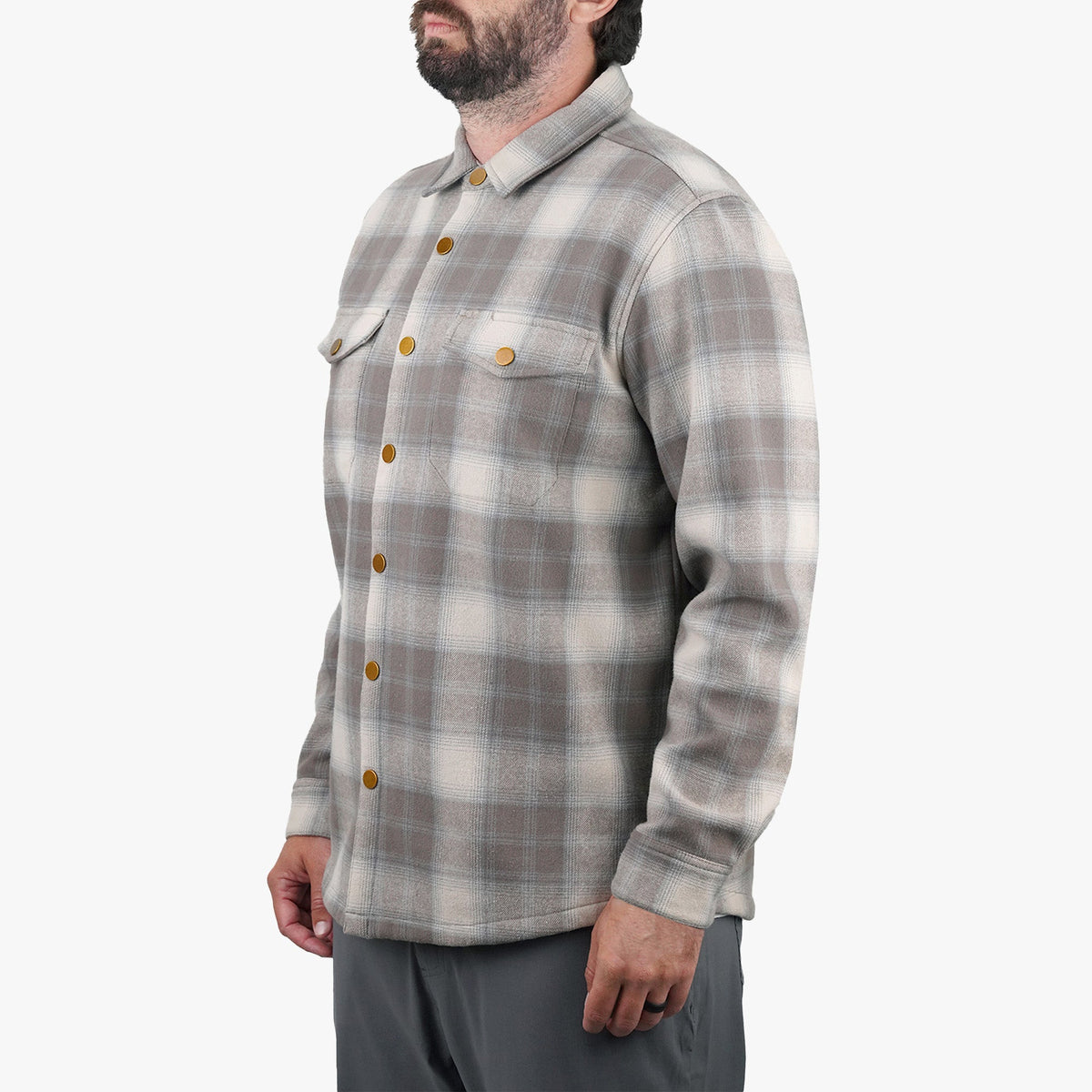 Mens AFTCO Stout Flannel Shacket