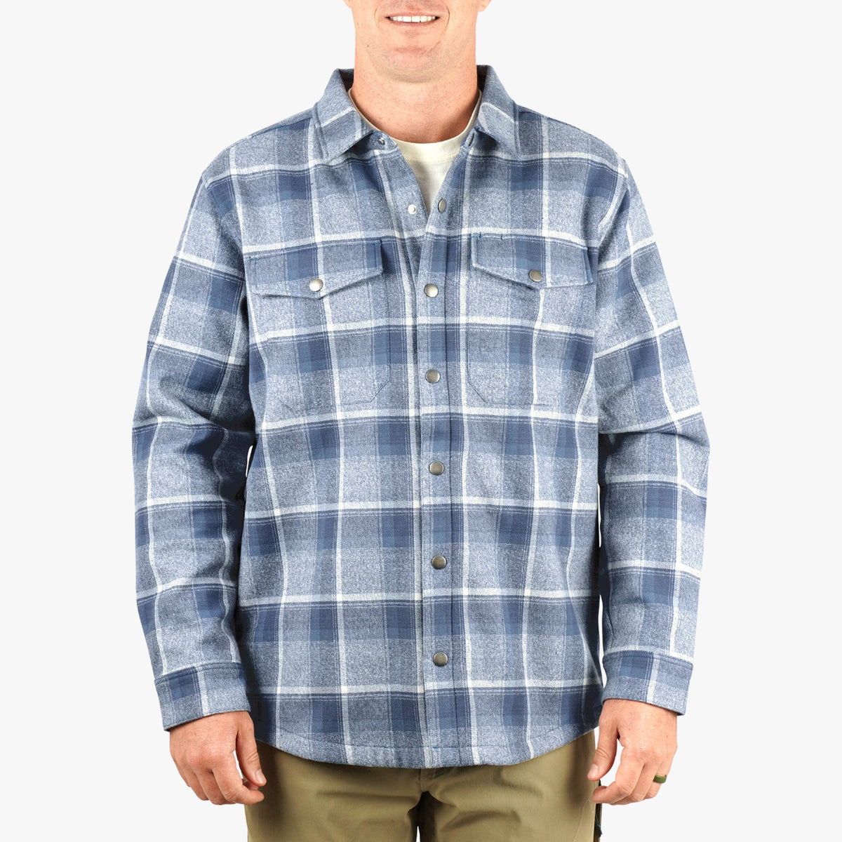 Mens AFTCO Stout Flannel Shacket