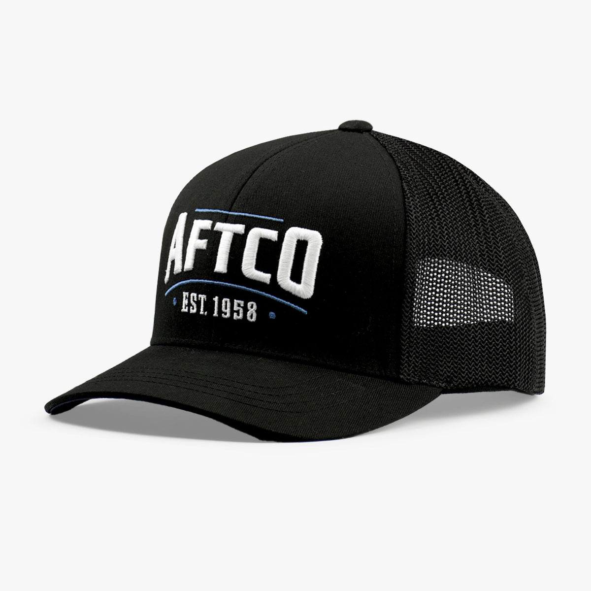 Mens AFTCO Tidal Trucker Fishing Hat Snapback