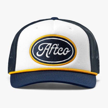 Mens AFTCO Powerboat Trucker Fishing Snapback Hat