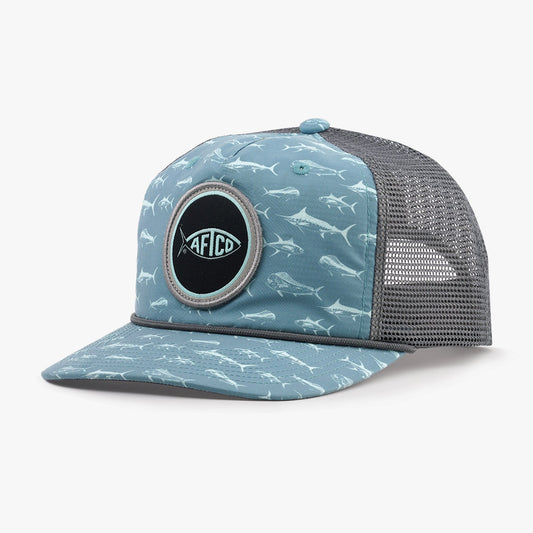 Mens AFTCO Big 3 Fishing Trucker Hat