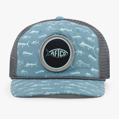 Mens AFTCO Big 3 Fishing Trucker Hat