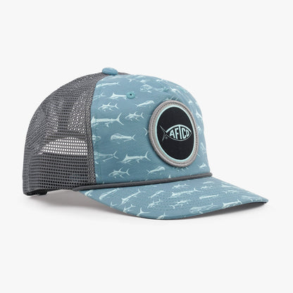 Mens AFTCO Big 3 Fishing Trucker Hat