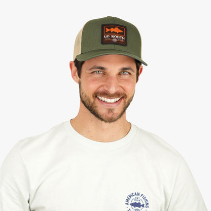 Mens AFTCO Frontier Fishing Trucker Hat