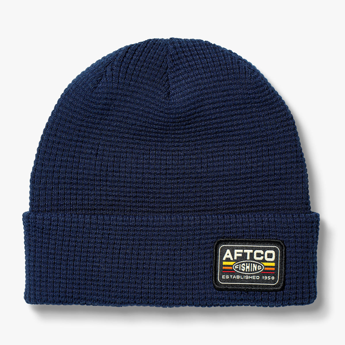 Mens AFTCO Chevron Waffle Fishing Beanie