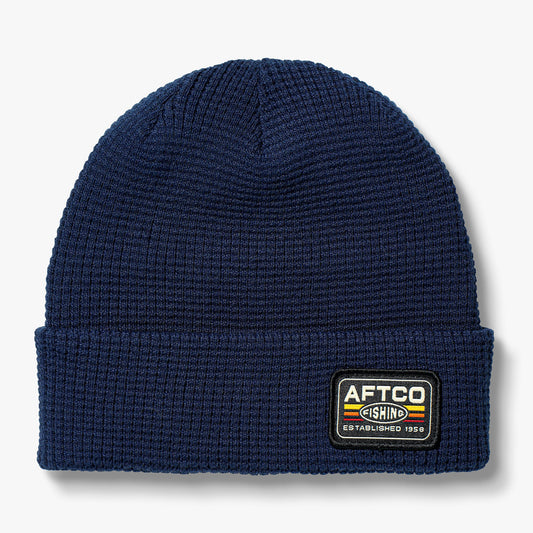 Mens AFTCO Chevron Waffle Fishing Beanie