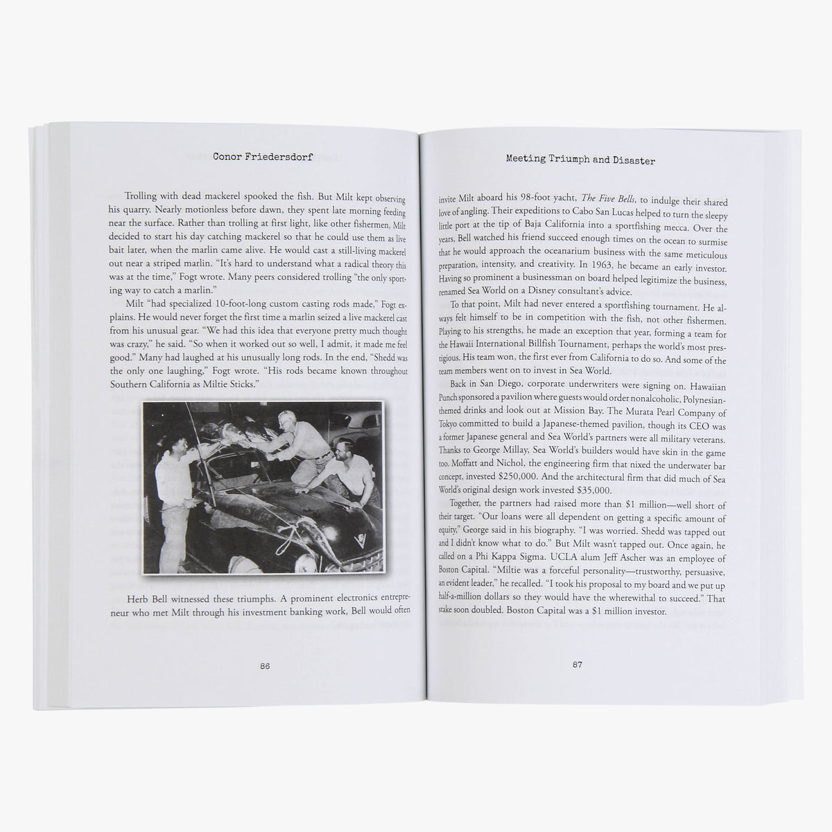 Mens AFTCO Milt Shedd Book - Meeting Triumph and Disaster