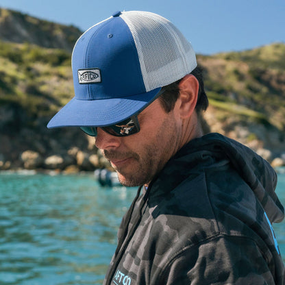 Mens AFTCO Original Fishing Trucker Hat