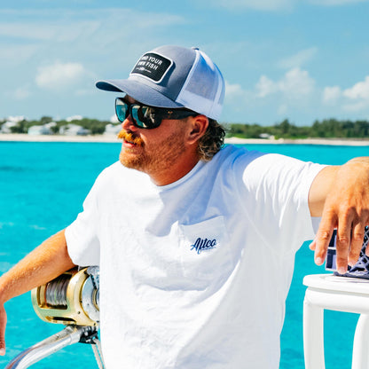 Mens AFTCO Find Your Own Fish Trucker Hat