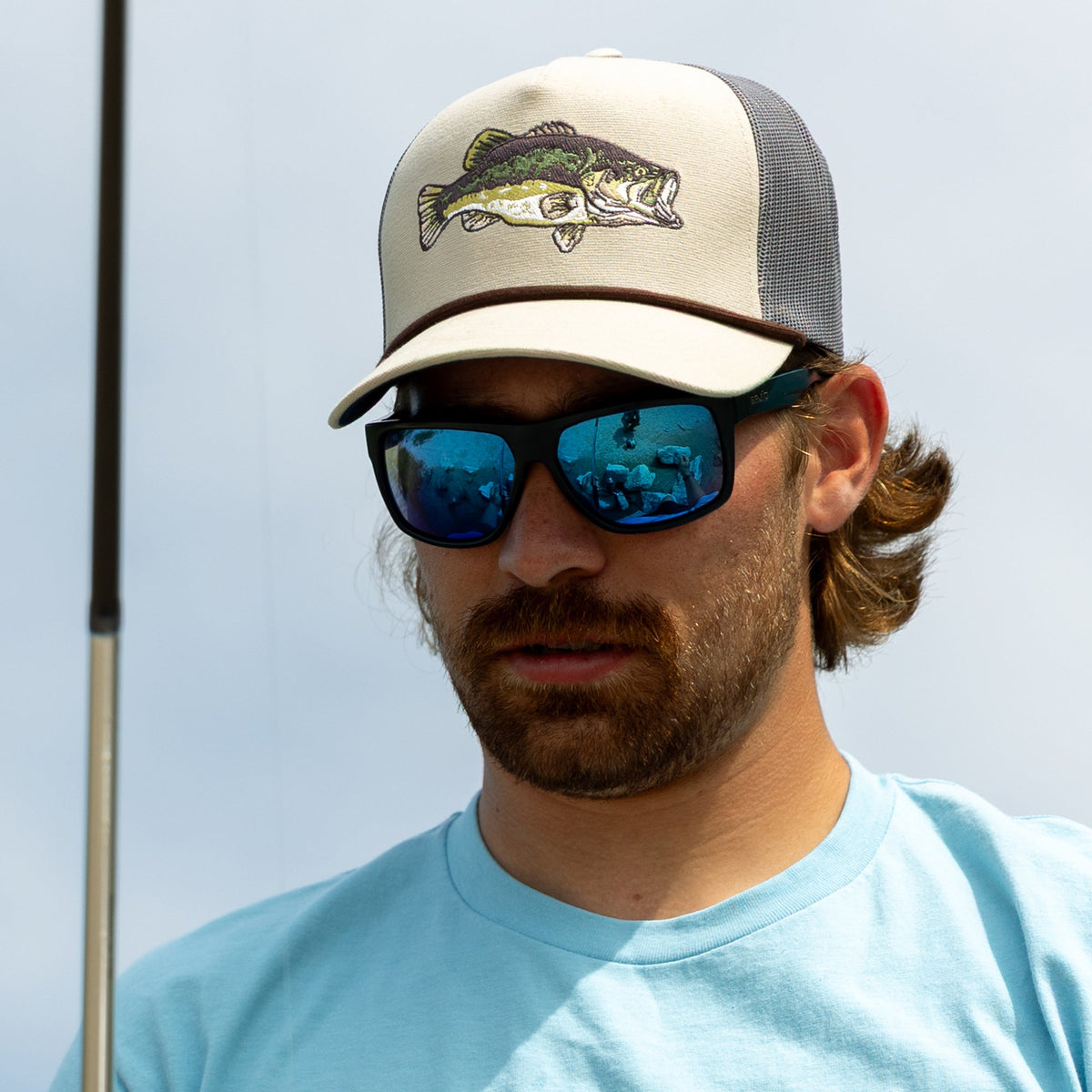 Mens AFTCO Triad Fishing Trucker Hat