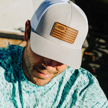 Mens AFTCO Canton Fishing Trucker Hat
