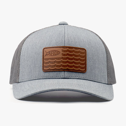 Mens AFTCO Canton Fishing Trucker Hat