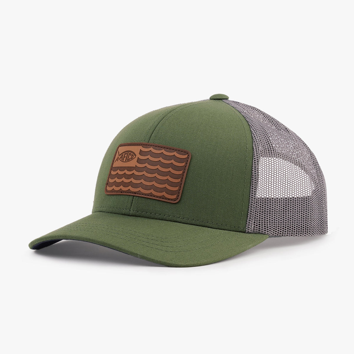 Mens AFTCO Canton Fishing Trucker Hat