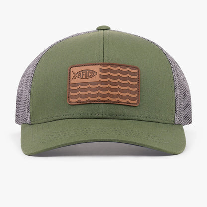 Mens AFTCO Canton Fishing Trucker Hat