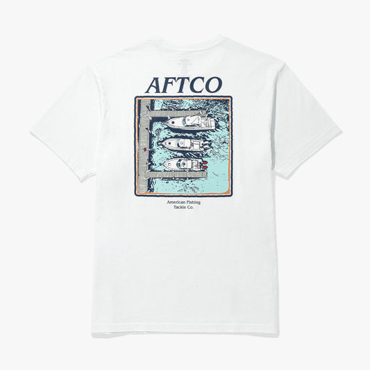 Mens AFTCO Docked Short Sleeve Fishing Shirt