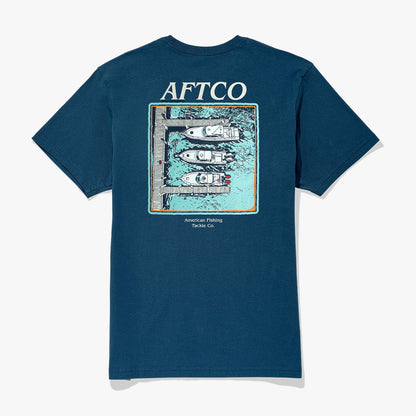 Mens AFTCO Docked Short Sleeve Fishing Shirt
