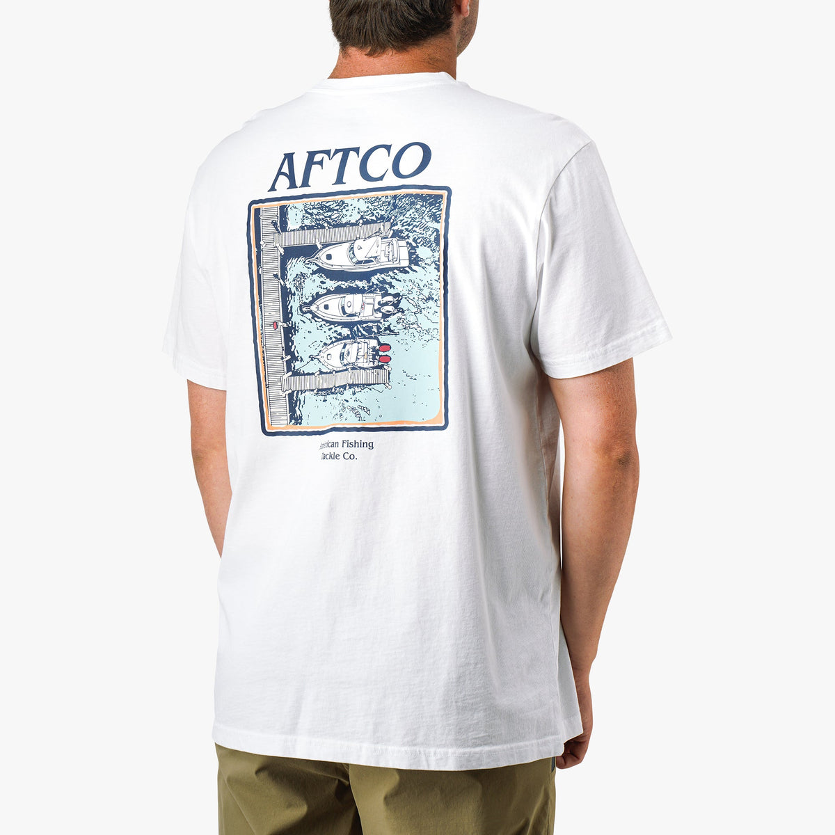 Mens AFTCO Docked Short Sleeve Fishing Shirt
