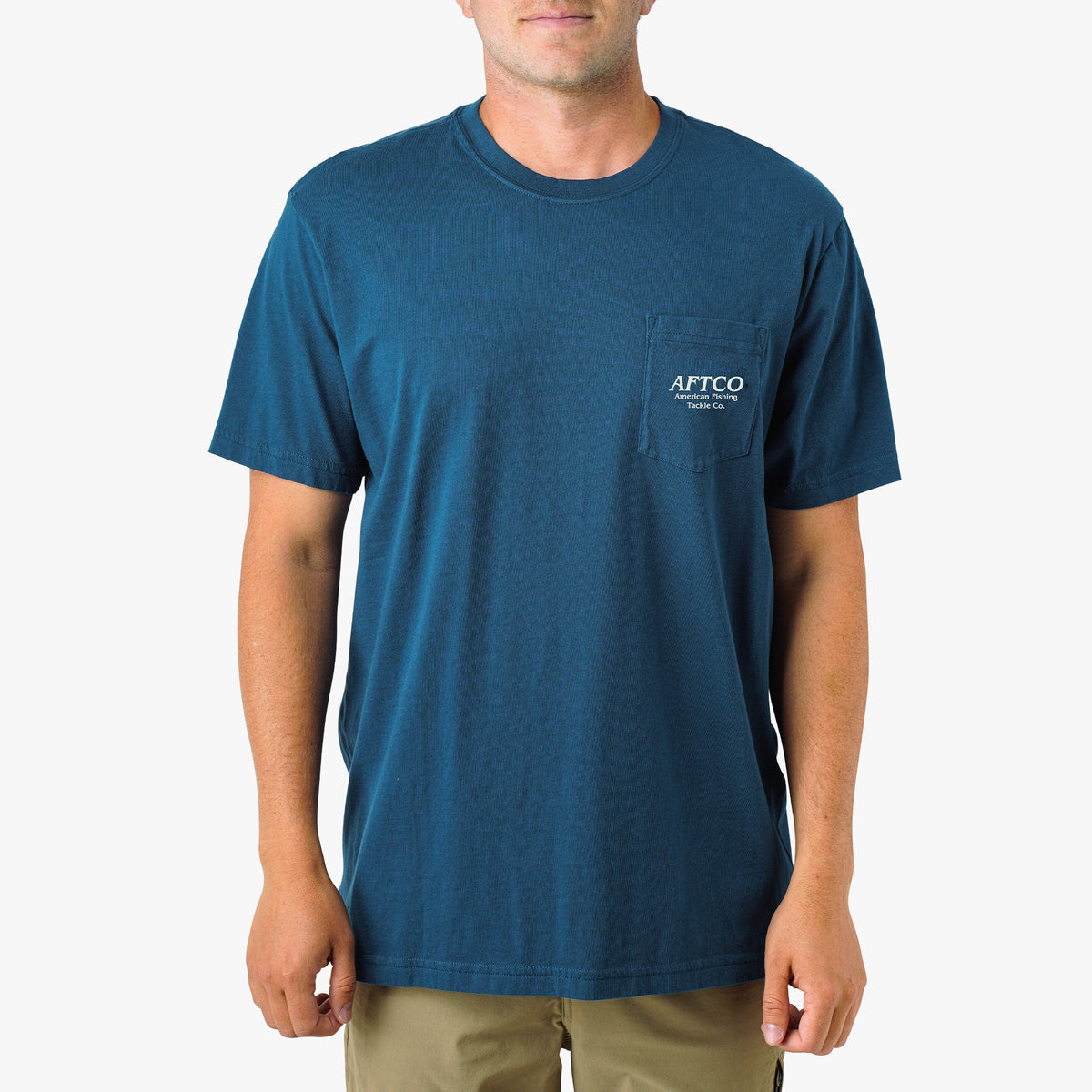 Mens AFTCO Docked Short Sleeve Fishing Shirt