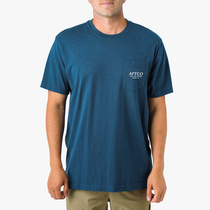 Mens AFTCO Docked Short Sleeve Fishing Shirt