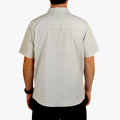 Mens AFTCO Air O Mesh Printed SS Button Down Fishing Shirt