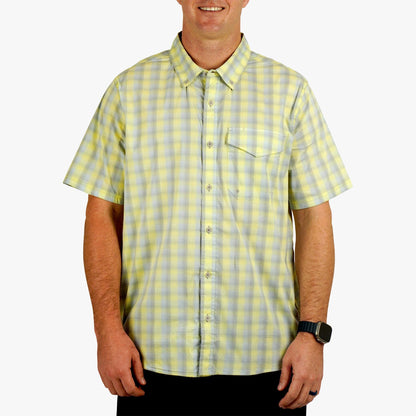 Mens AFTCO Portside SS Button Down Fishing Shirt