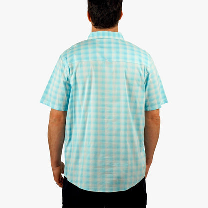 Mens AFTCO Portside SS Button Down Fishing Shirt