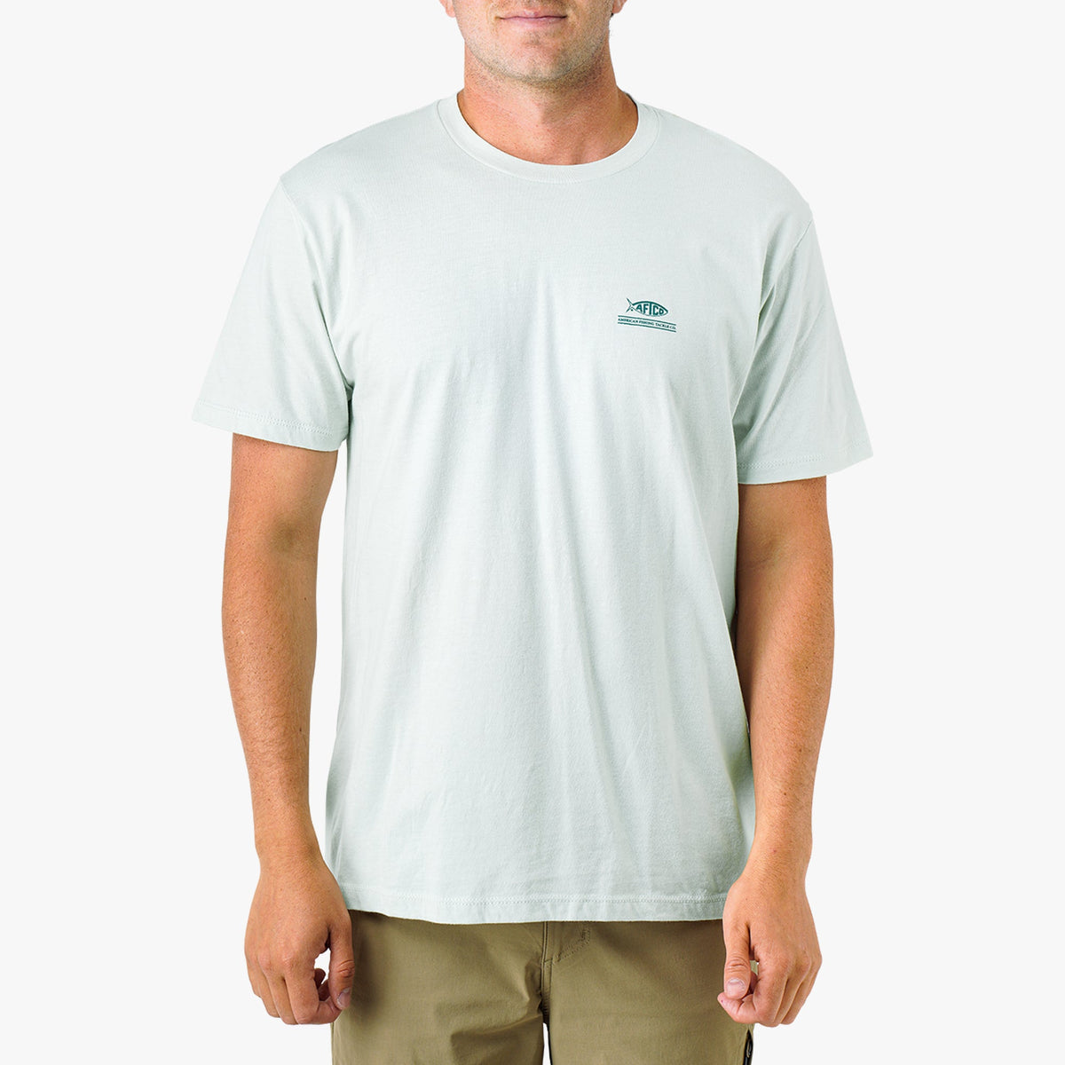 Mens AFTCO Billed Short Sleeve Men's Fishing T-Shirt