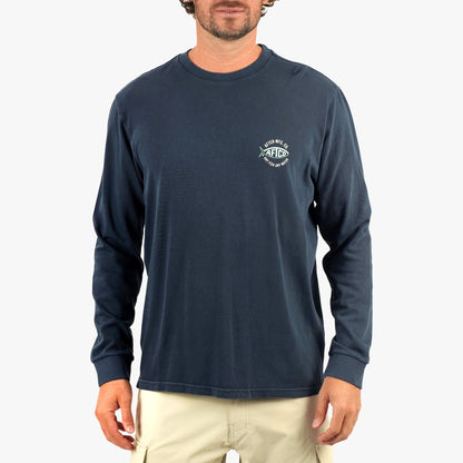 Mens AFTCO MFG LS Fishing Tee Shirt