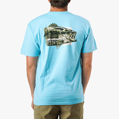 Mens AFTCO Time-Off-Short Sleeve Men's Fishing T-Shirt