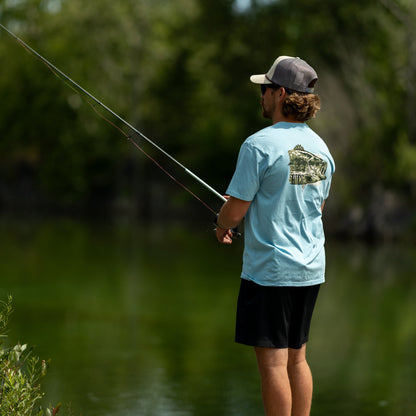Mens AFTCO Time-Off-Short Sleeve Men's Fishing T-Shirt