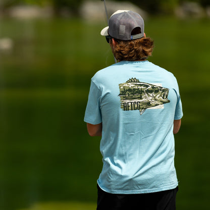 Mens AFTCO Time-Off-Short Sleeve Men's Fishing T-Shirt