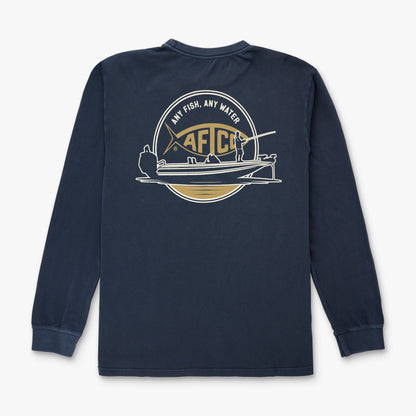 Mens AFTCO Horizon Long Sleeve Fishing Tee Shirt