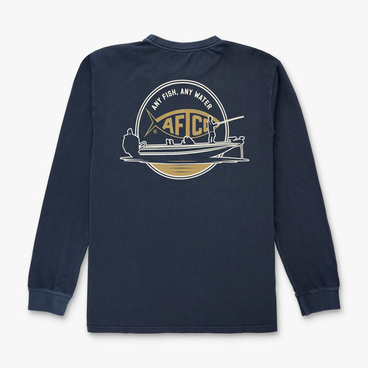 Mens AFTCO Horizon Long Sleeve Fishing Tee Shirt