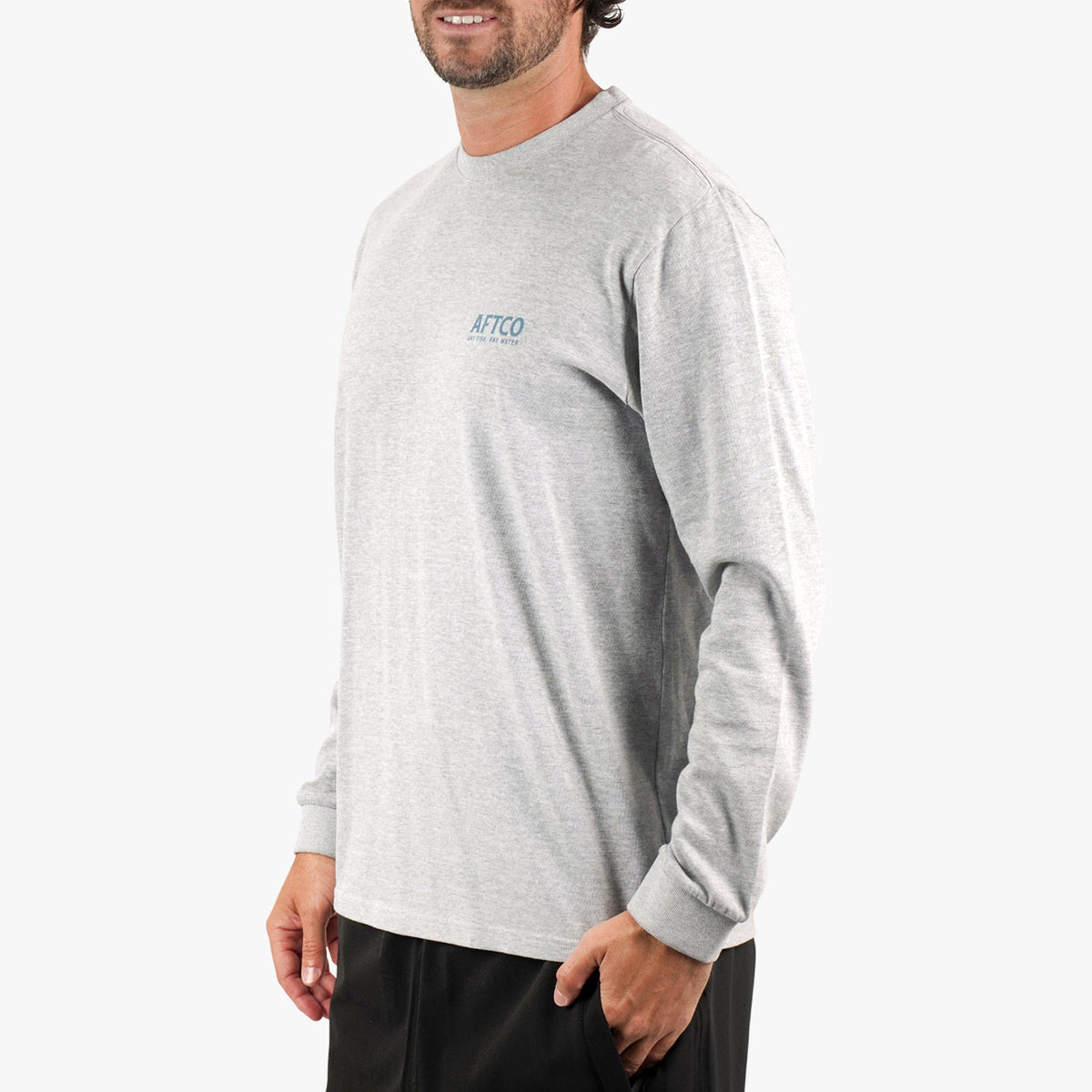 Mens AFTCO Horizon Long Sleeve Fishing Tee Shirt