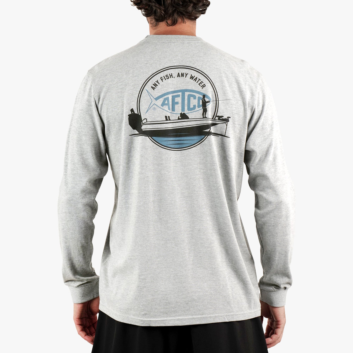 Mens AFTCO Horizon Long Sleeve Fishing Tee Shirt