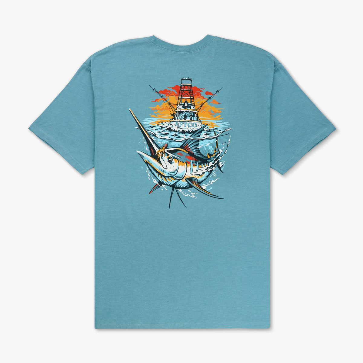 Mens AFTCO Ship Out SS Fishing T-Shirts