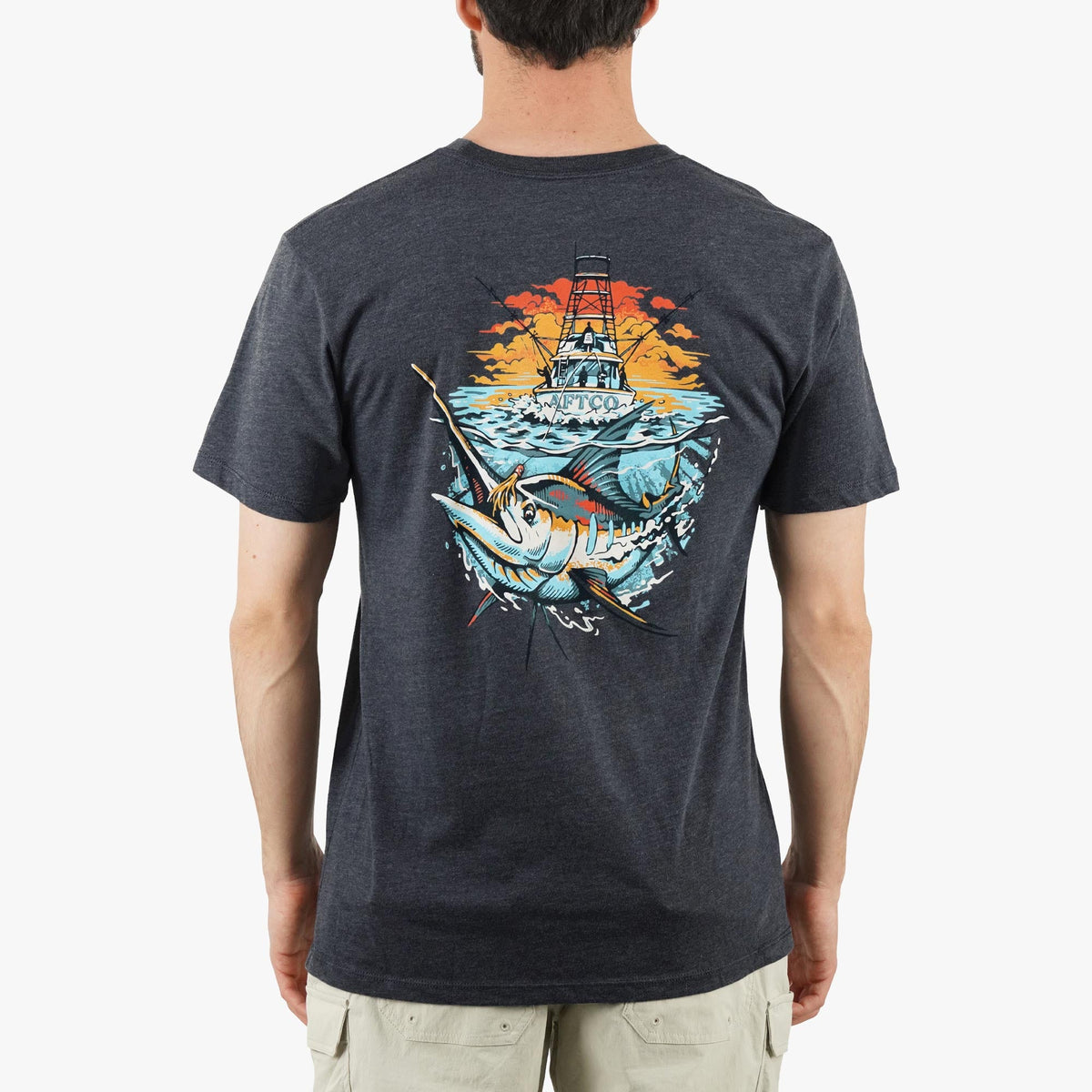 Mens AFTCO Ship Out SS Fishing T-Shirts
