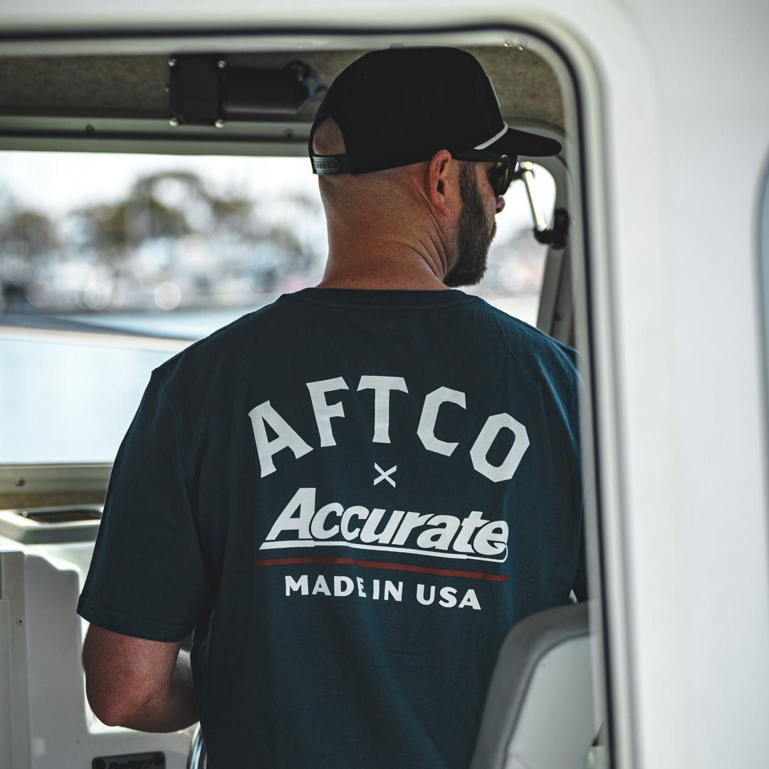 Mens AFTCO AFTCO x Accurate T-Shirt