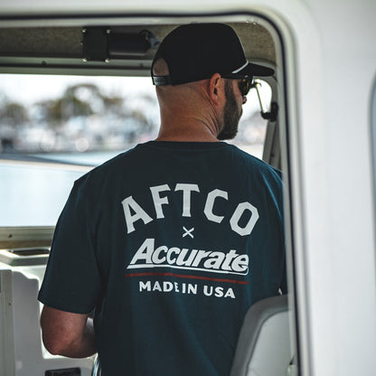 Mens AFTCO AFTCO x Accurate T-Shirt