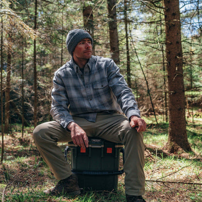 Mens AFTCO Lager LS Flannel Shirt